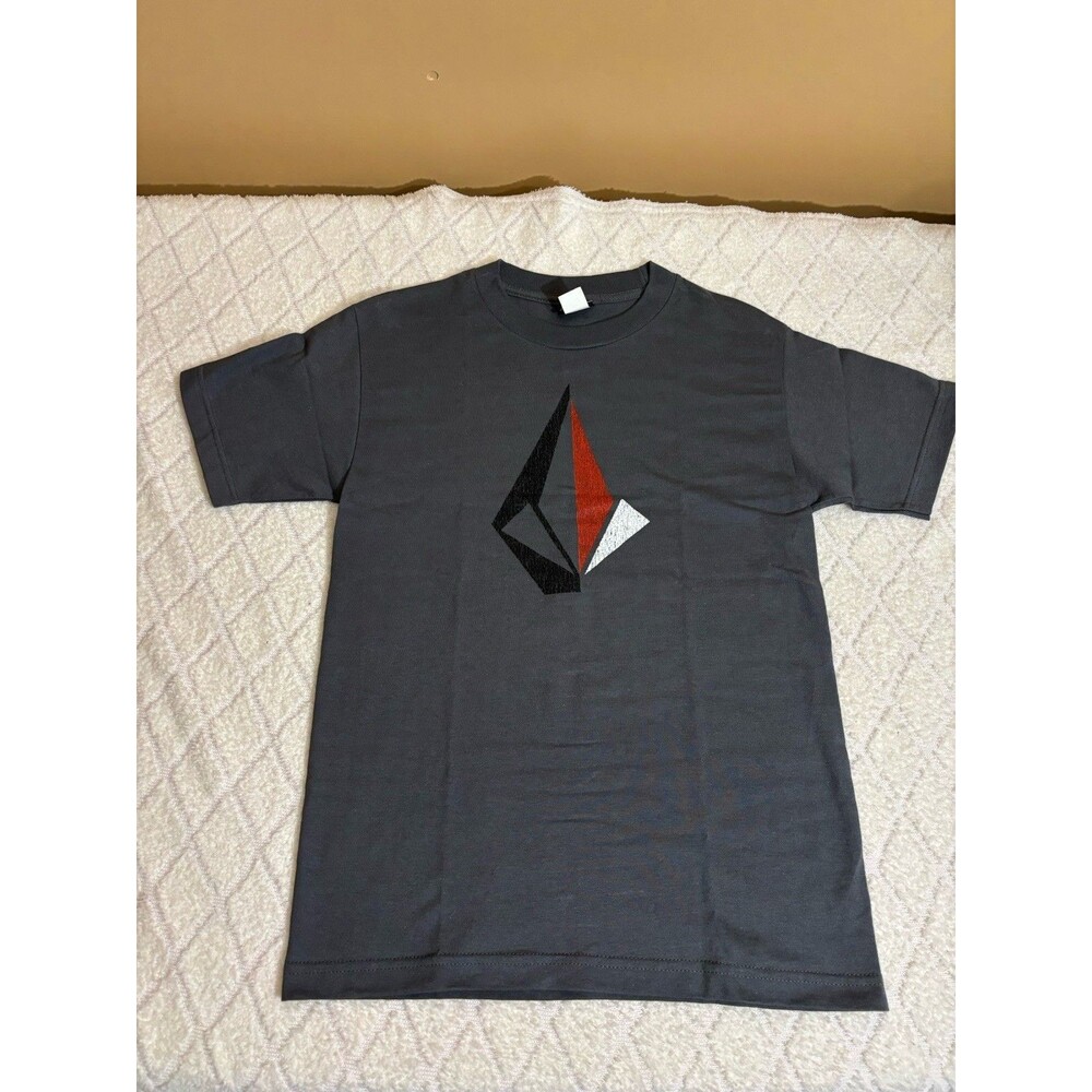 Vintage Volcom Red Logo Gray Shirt Men’s Size Small